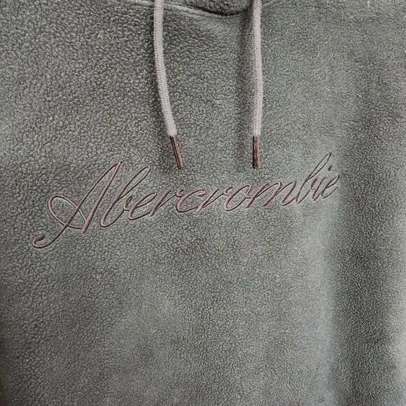 Abercrombie & Fitch Soft A&F Fleece Relaxed Hooded Woman's Medium 1287 - Picture 3 of 8